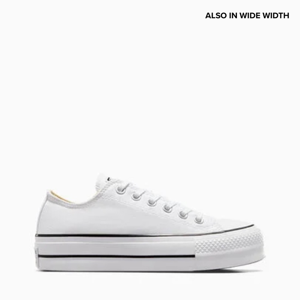 Women's White Platform Sneakers
